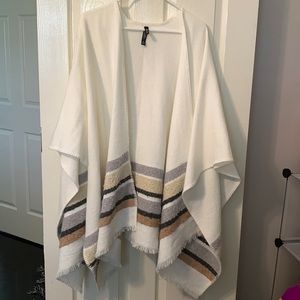 Torrid striped poncho